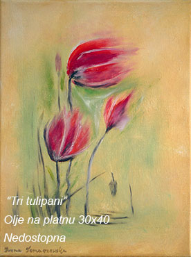 Tri tulipani